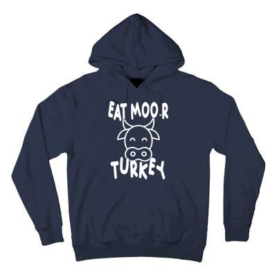 Funny Cow Eat More Turkey Thanksgiving Tall Hoodie