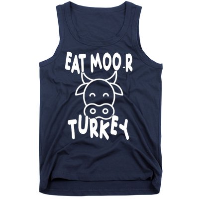 Funny Cow Eat More Turkey Thanksgiving Tank Top