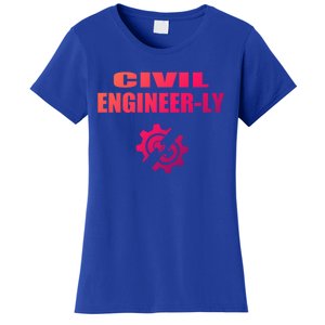 Funny Civil Engineer Student Nearly Engineer Major Pun Cool Gift Women's T-Shirt