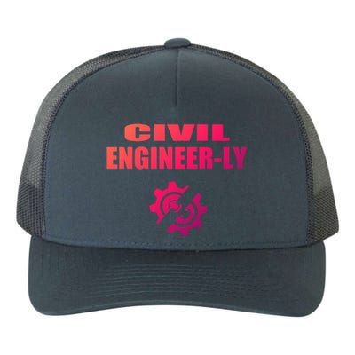 Funny Civil Engineer Student Nearly Engineer Major Pun Cool Gift Yupoong Adult 5-Panel Trucker Hat