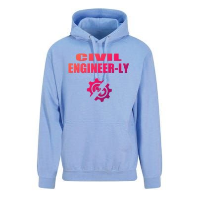 Funny Civil Engineer Student Nearly Engineer Major Pun Cool Gift Unisex Surf Hoodie