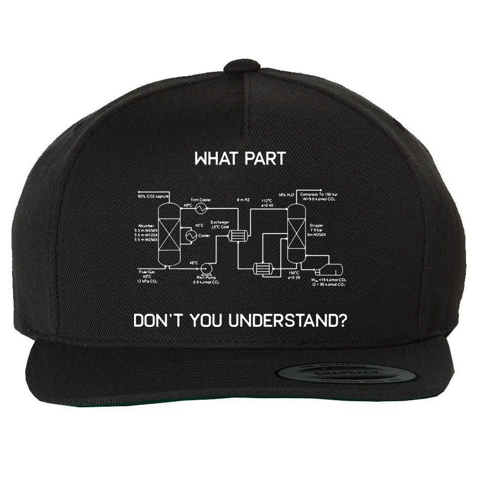 Funny Chemical Engineer Shirts Chemical Engineering Wool Snapback Cap