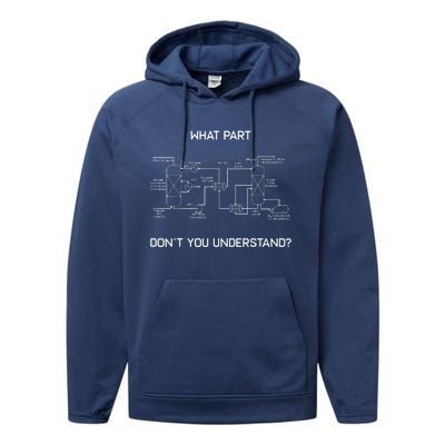 Funny Chemical Engineer Shirts Chemical Engineering Performance Fleece Hoodie