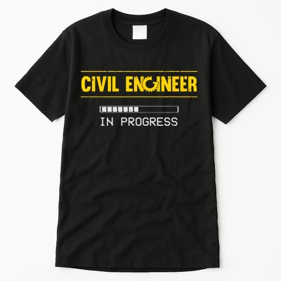 Funny Civil Engineer Engineering Gift Future Civil Engineer Tall T-Shirt