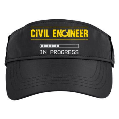 Funny Civil Engineer Engineering Gift Future Civil Engineer Adult Drive Performance Visor
