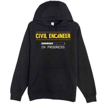 Funny Civil Engineer Engineering Gift Future Civil Engineer Premium Pullover Hoodie