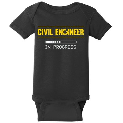 Funny Civil Engineer Engineering Gift Future Civil Engineer Baby Bodysuit
