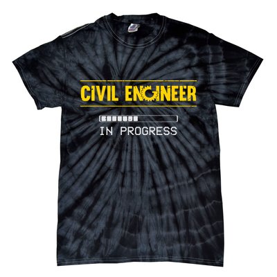 Funny Civil Engineer Engineering Gift Future Civil Engineer Tie-Dye T-Shirt