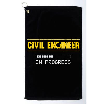 Funny Civil Engineer Engineering Gift Future Civil Engineer Golf Towel