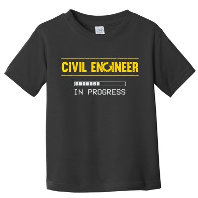 Funny Civil Engineer Engineering Gift Future Civil Engineer Toddler T-Shirt