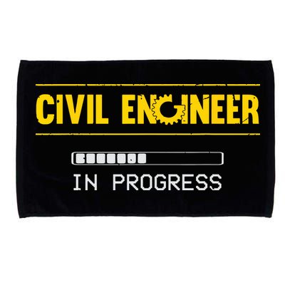 Funny Civil Engineer Engineering Gift Future Civil Engineer Microfiber Hand Towel
