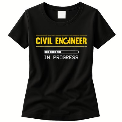 Funny Civil Engineer Engineering Gift Future Civil Engineer Womens T-Shirt