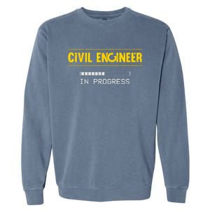 Funny Civil Engineer Engineering Gift Future Civil Engineer Garment-Dyed Sweatshirt