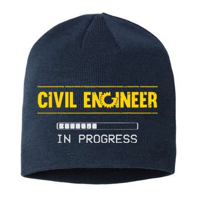 Funny Civil Engineer Engineering Gift Future Civil Engineer Sustainable Beanie