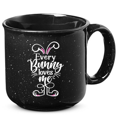 Funny Cute Easter Every Bunny Loves Me 15oz Campfire Ceramic Mug