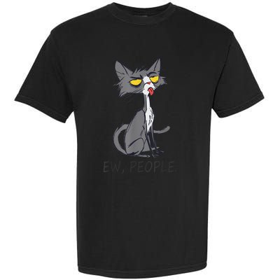 Funny Cat Ew People Meowy Cat Lovers  Wo Gifts Garment-Dyed Heavyweight T-Shirt