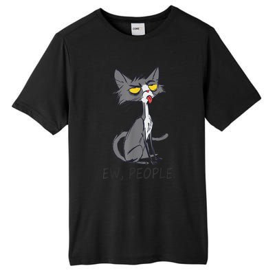 Funny Cat Ew People Meowy Cat Lovers  Wo Gifts Tall Fusion ChromaSoft Performance T-Shirt