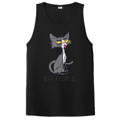 Funny Cat Ew People Meowy Cat Lovers  Wo Gifts PosiCharge Competitor Tank