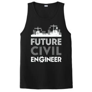 Future Civil Engineer Men Women Engineering Student Gifts PosiCharge Competitor Tank