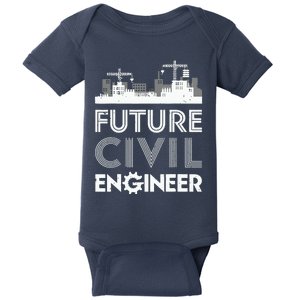 Future Civil Engineer Men Women Engineering Student Gifts Baby Bodysuit