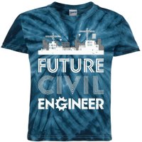 Future Civil Engineer Men Women Engineering Student Gifts Kids Tie-Dye T-Shirt