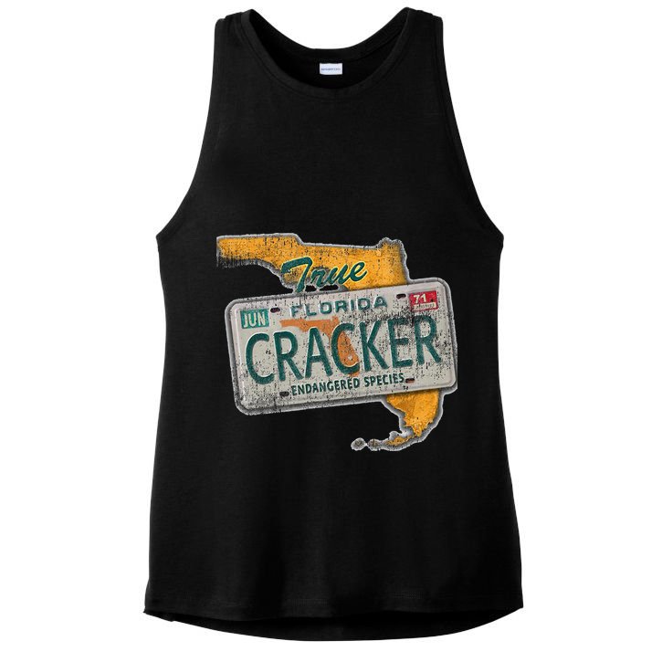 Florida Cracker Endangered Species Florida Native Ladies PosiCharge Tri-Blend Wicking Tank