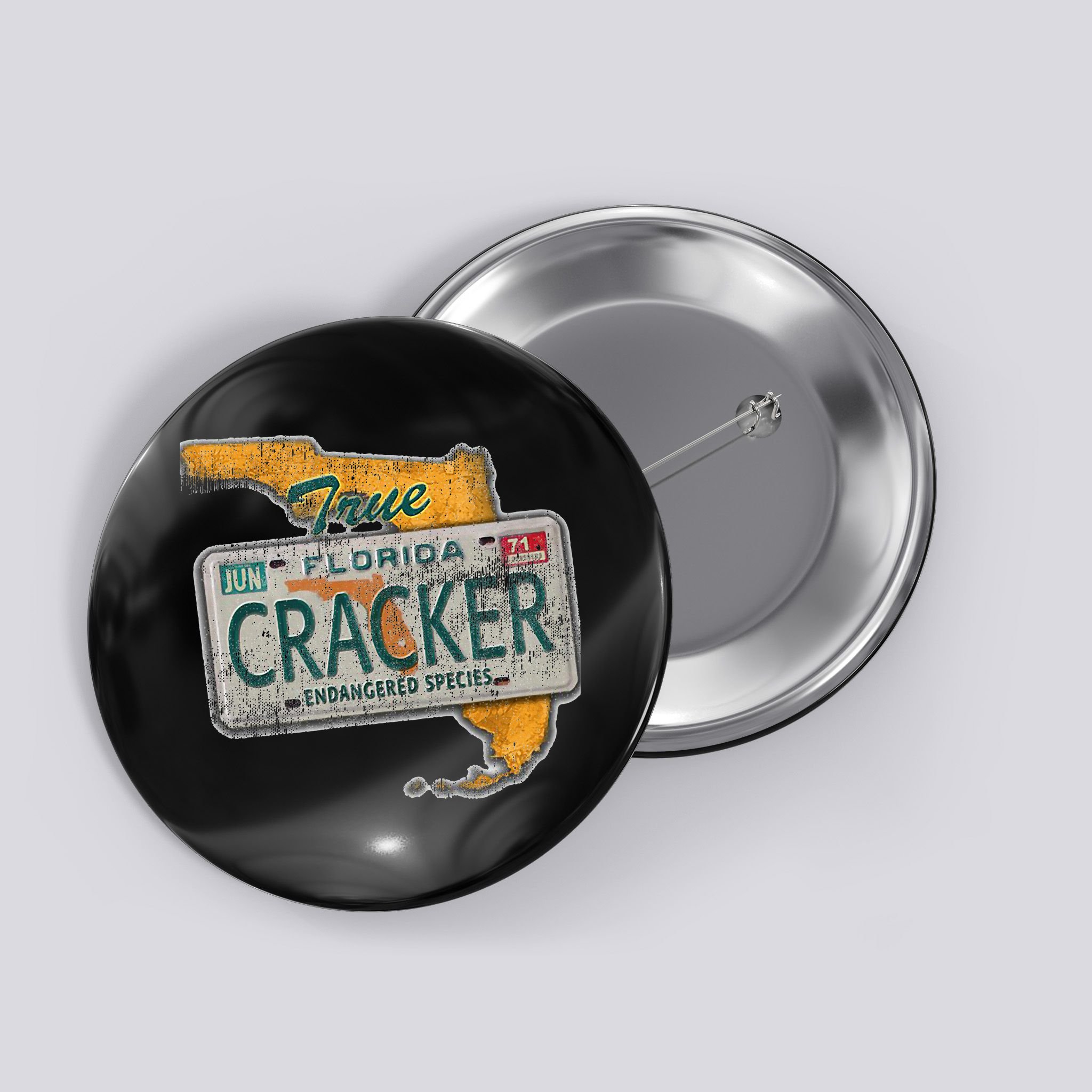 Florida Cracker Endangered Species Florida Native Button