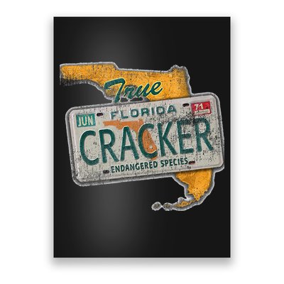 Florida Cracker Endangered Species Florida Native Poster