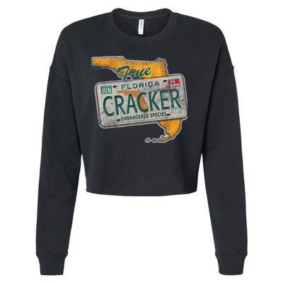 Florida Cracker Endangered Species Florida Native Cropped Pullover Crew
