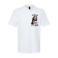 Funny Christian Easter Jesus YOLO JK BRB Raglan Softstyle Adult Sport Polo