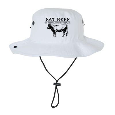 Funny Cow Eat Beef The West Wasn't Won On Salads Bucket Hat