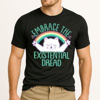 Funny Cat Embrace The Existential Dread Performance Shirt