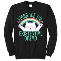 Funny Cat Embrace The Existential Dread Sweatshirt