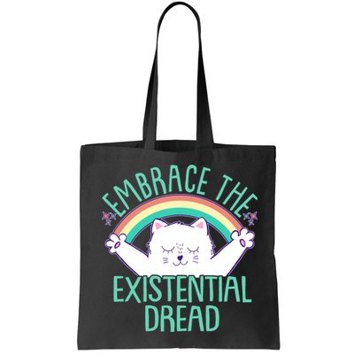 Funny Cat Embrace The Existential Dread Bag