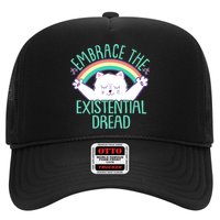 Funny Cat Embrace The Existential Dread Hat