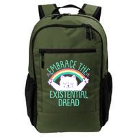 Funny Cat Embrace The Existential Dread Backpack
