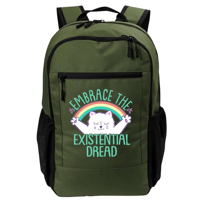 Funny Cat Embrace The Existential Dread Backpack
