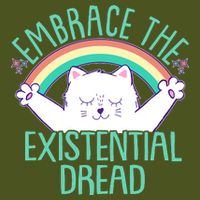 Funny Cat Embrace The Existential Dread Backpack