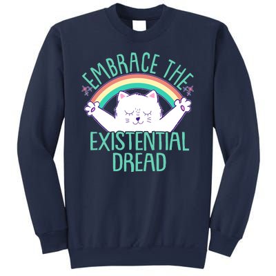 Funny Cat Embrace The Existential Dread Sweatshirt