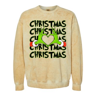 Funny Christmas Elf Christmas For Kids Colorblast Crewneck Sweatshirt