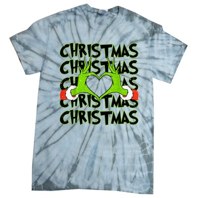 Funny Christmas Elf Christmas For Kids Tie-Dye T-Shirt