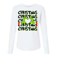 Funny Christmas Elf Christmas For Kids Womens Cotton Relaxed Long Sleeve T-Shirt