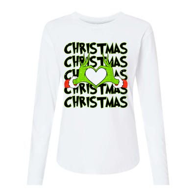 Funny Christmas Elf Christmas For Kids Womens Cotton Relaxed Long Sleeve T-Shirt