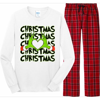 Funny Christmas Elf Christmas For Kids Long Sleeve Pajama Set