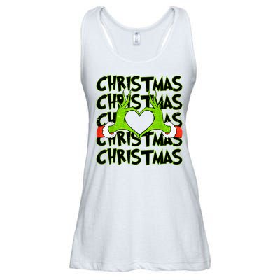 Funny Christmas Elf Christmas For Kids Ladies Essential Flowy Tank