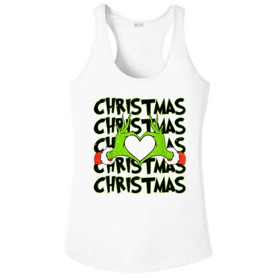 Funny Christmas Elf Christmas For Kids Ladies PosiCharge Competitor Racerback Tank