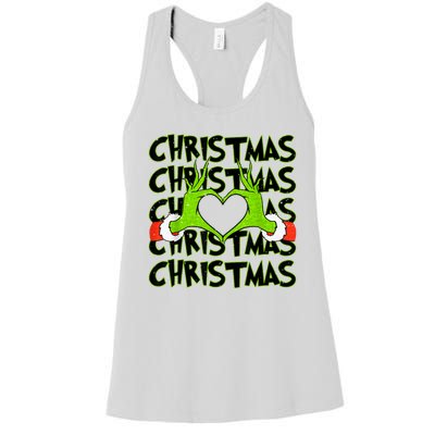 Funny Christmas Elf Christmas For Kids Women's Racerback Tank