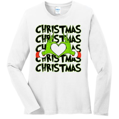 Funny Christmas Elf Christmas For Kids Ladies Long Sleeve Shirt