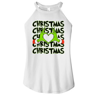 Funny Christmas Elf Christmas For Kids Women's Perfect Tri Rocker Tank