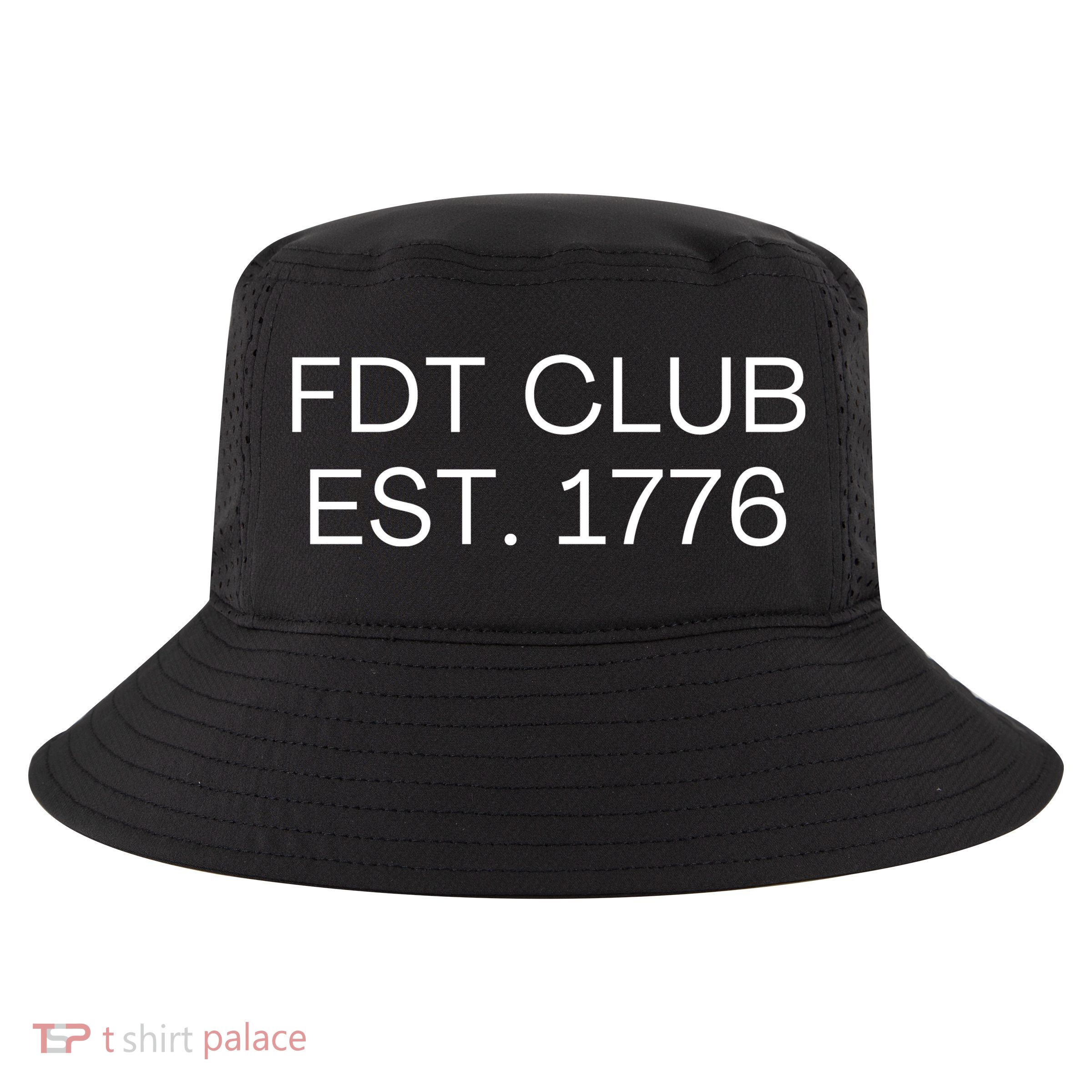 FDT CLUB EST. 1776 Cool Comfort Performance Bucket Hat